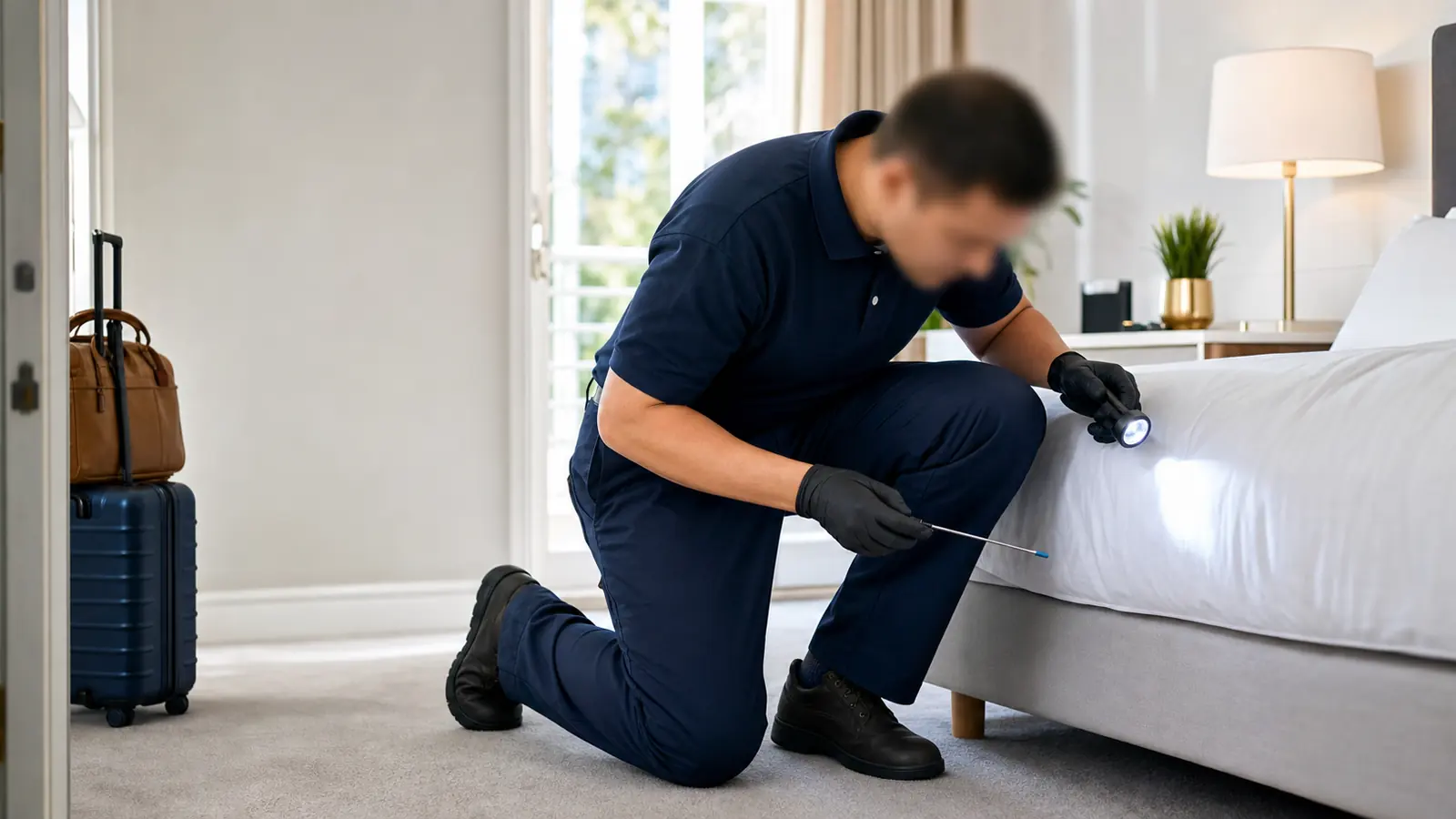 Paladin Pest Solutions apartment bed bugs service scene in the Upstate of South Carolina, image 2
