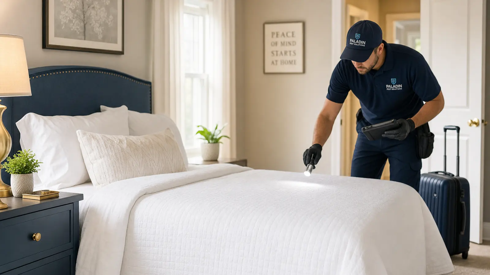 Paladin Pest Solutions bed bugs service scene in the Upstate of South Carolina, image 6