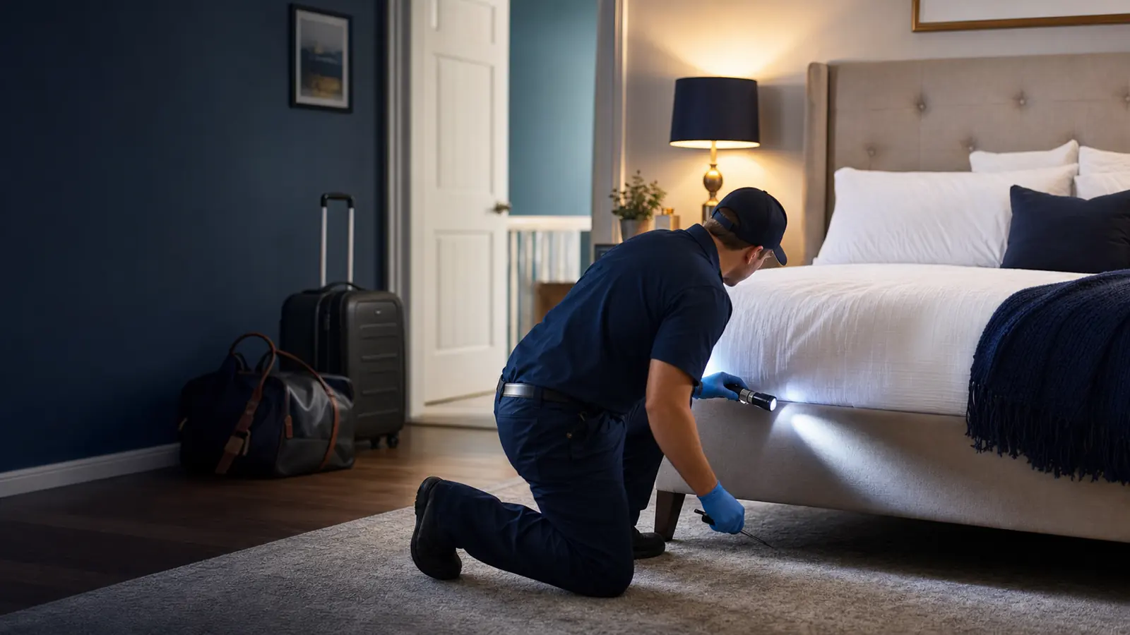 Paladin Pest Solutions apartment bed bugs service scene in the Upstate of South Carolina, image 6