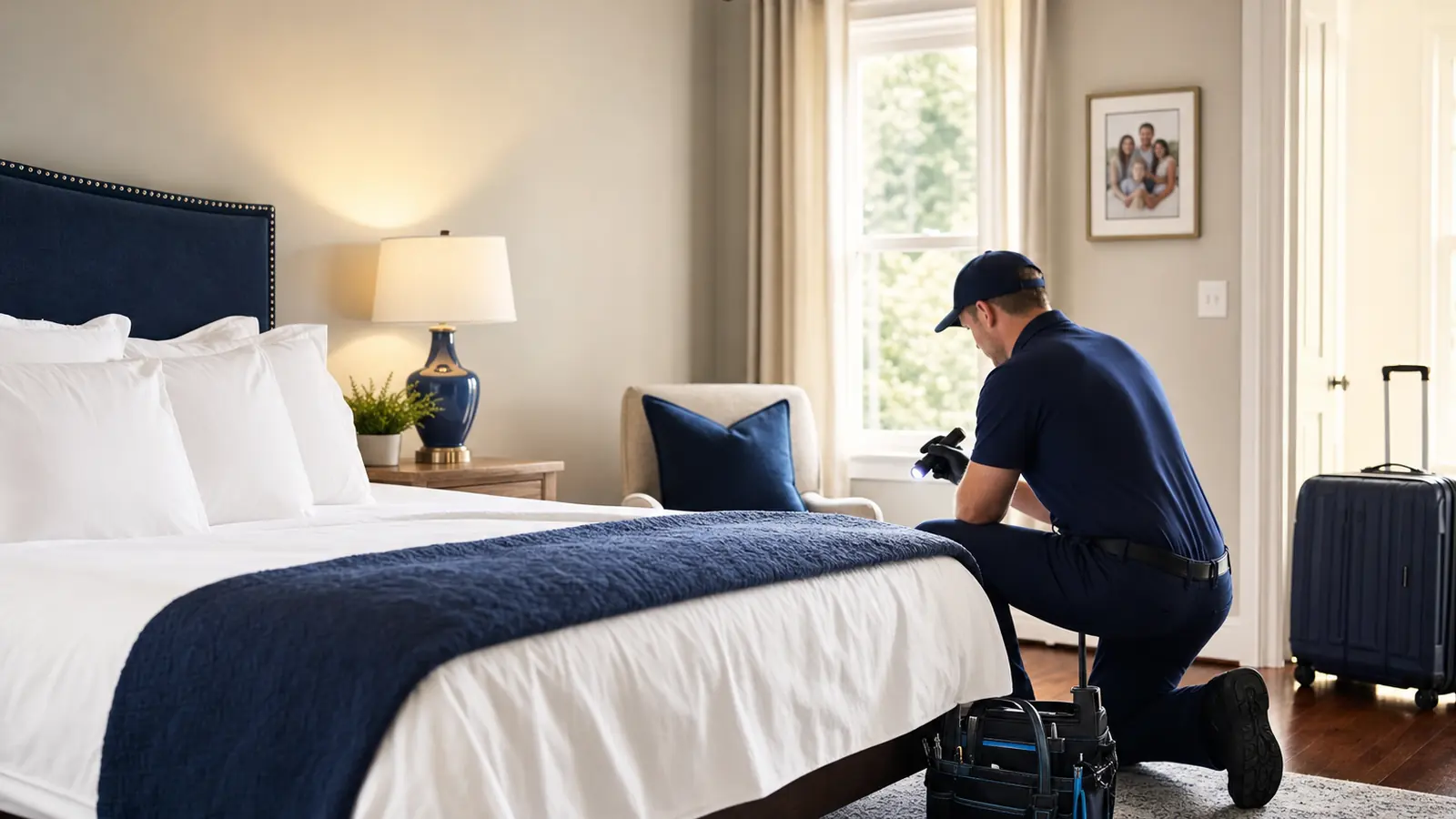 Paladin Pest Solutions bed bugs service scene in the Upstate of South Carolina, image 5