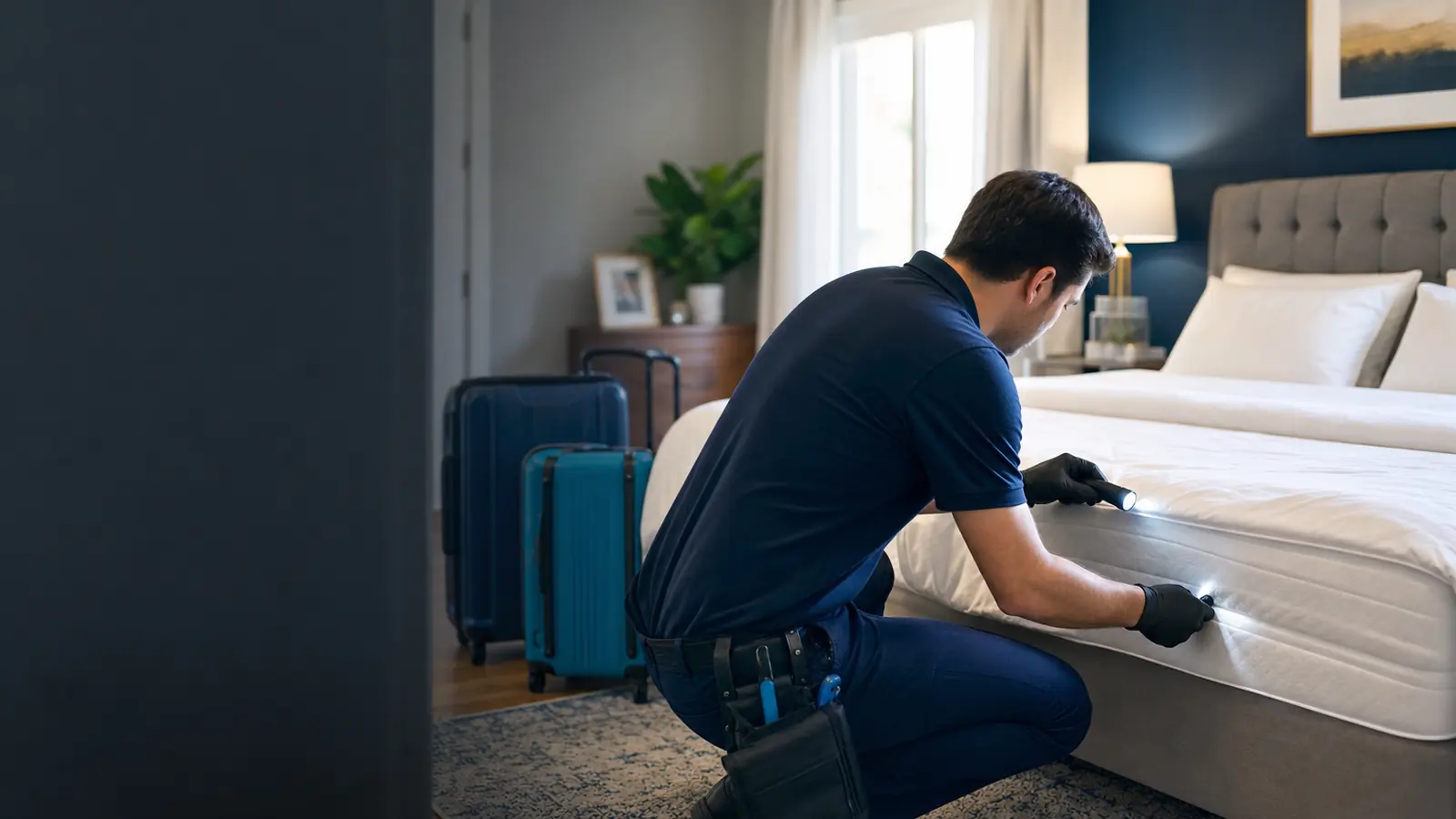 Paladin Pest Solutions bed bugs service scene in the Upstate of South Carolina, image 1