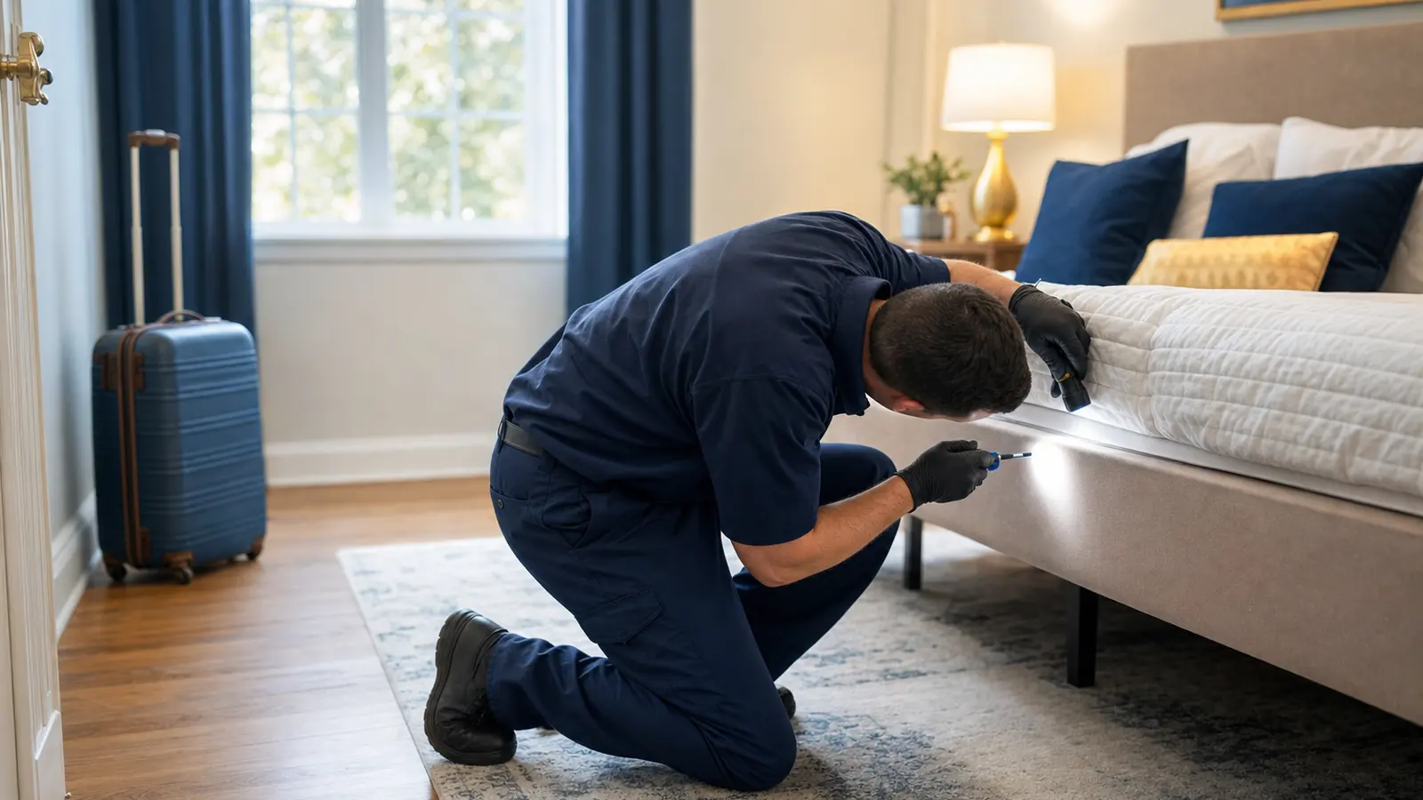 Paladin Pest Solutions bed bugs (inspection) service scene in the Upstate of South Carolina, image 1