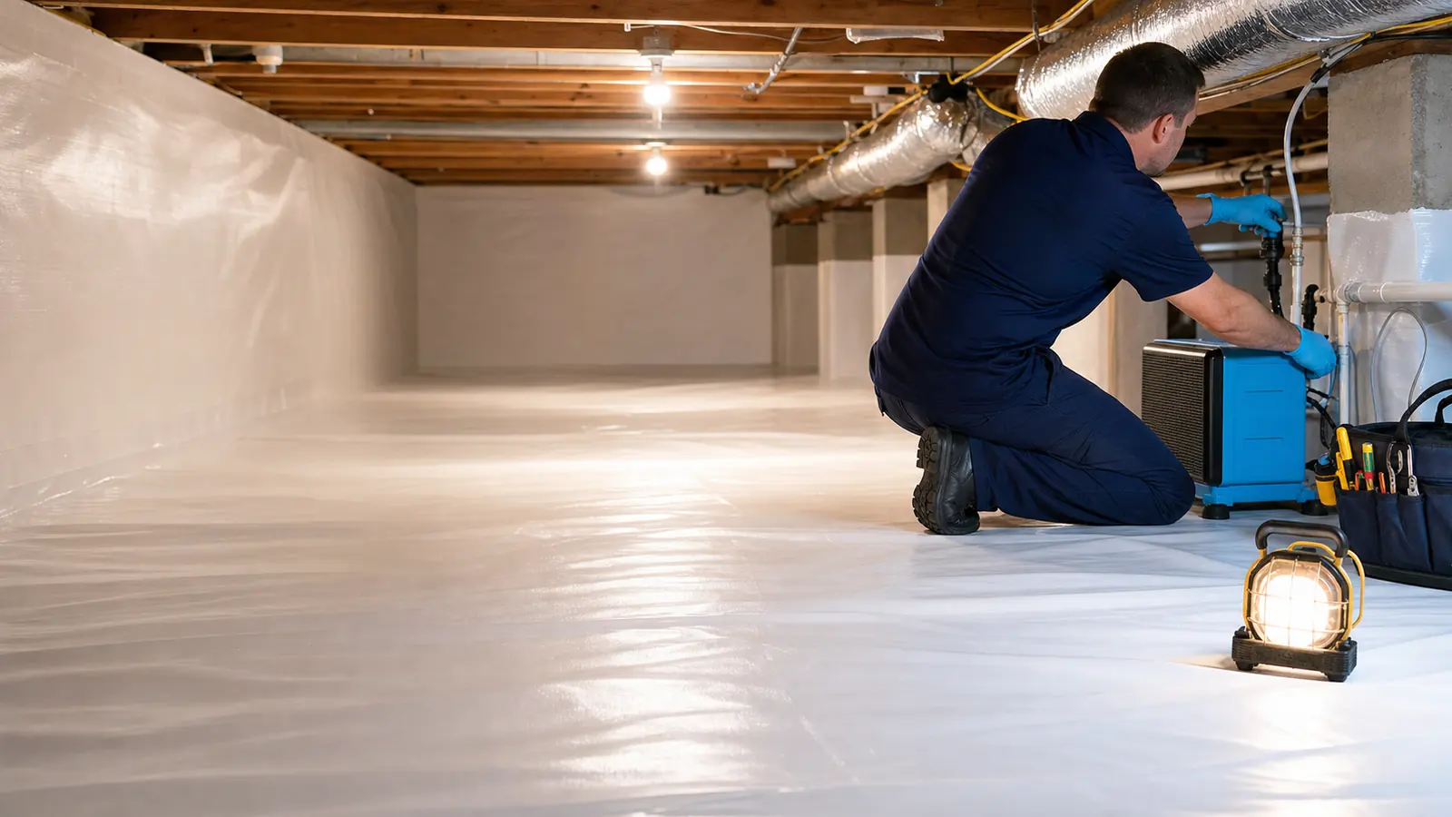 Paladin Pest Solutions crawl-space and attic moisture service scene in the Upstate of South Carolina, image 2