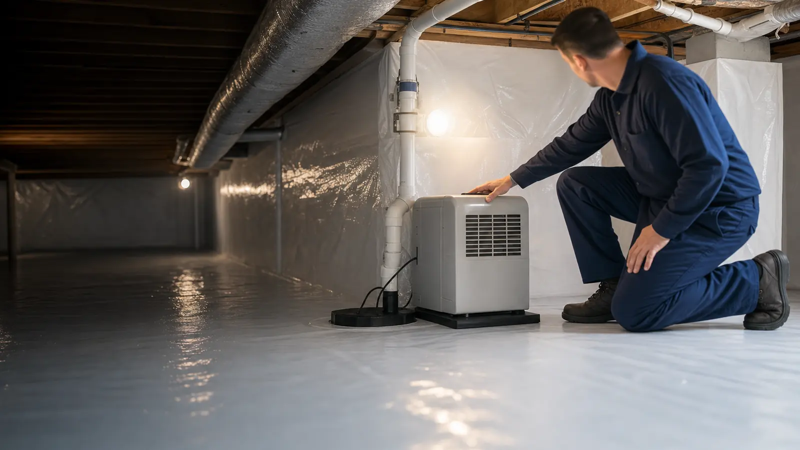 Paladin Pest Solutions crawl-space and attic moisture service scene in the Upstate of South Carolina, image 6